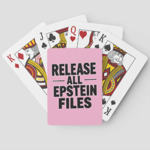Baraja De Cartas Liberar todos los archivos Epstein
