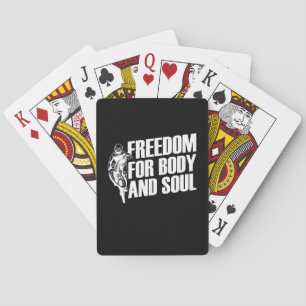 Baraja De Cartas Libertad Para El Cuerpo Y El Alma En Bicicleta De