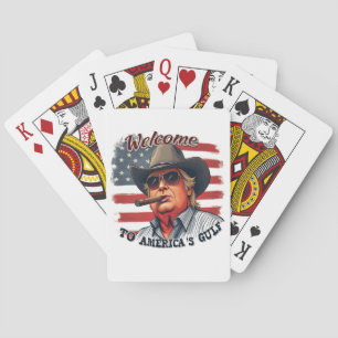 Baraja De Cartas Libertad para el Golfo Americano de Trump