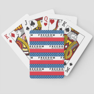 Baraja De Cartas Libertad Un verdadero patriota