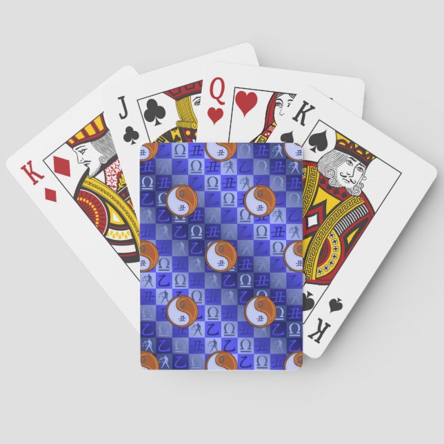 Baraja De Cartas Libra & Buey de Madera (Reverso)