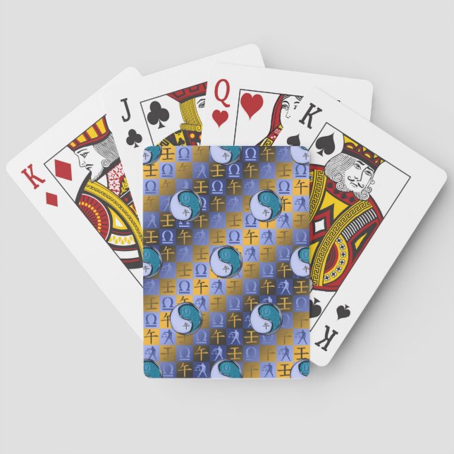 Baraja De Cartas Libra & Caballo de Agua (Reverso)