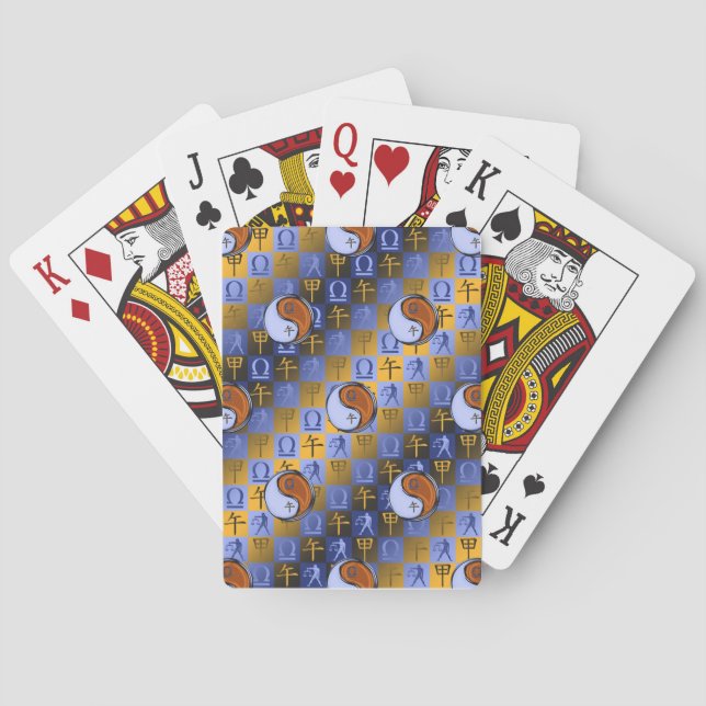Baraja De Cartas Libra & Caballo de Madera (Reverso)