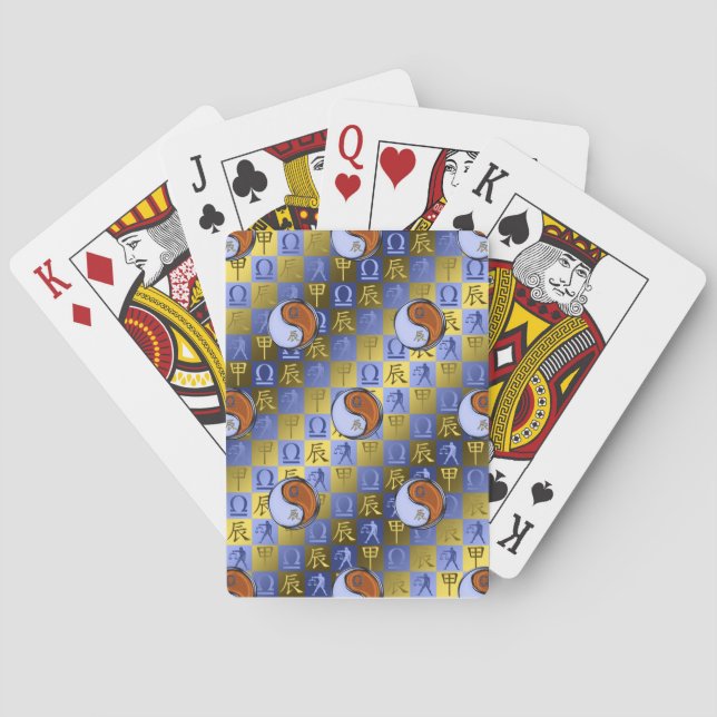 Baraja De Cartas Libra & Dragón de Madera (Reverso)