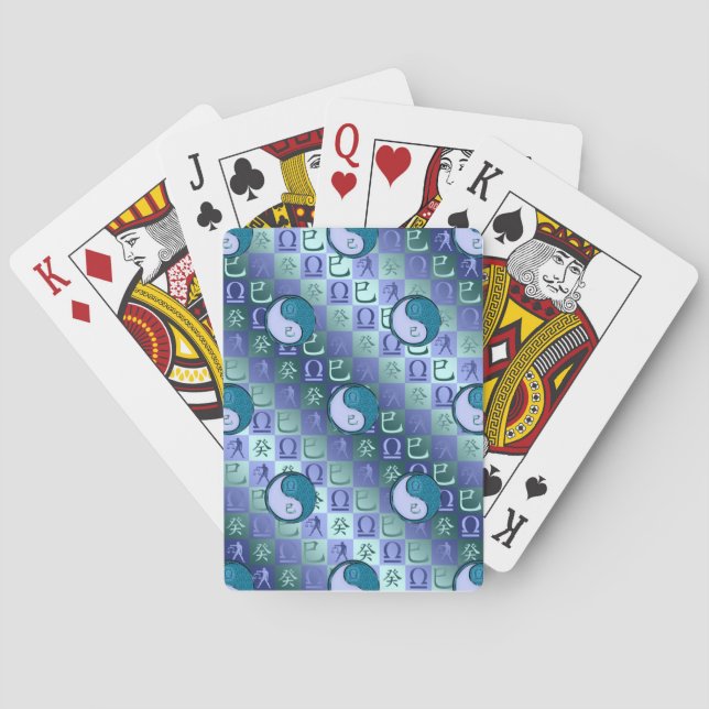 Baraja De Cartas Libra & Serpiente de Agua (Reverso)