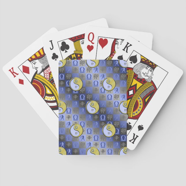 Baraja De Cartas Libra y Conejo de Metal (Reverso)