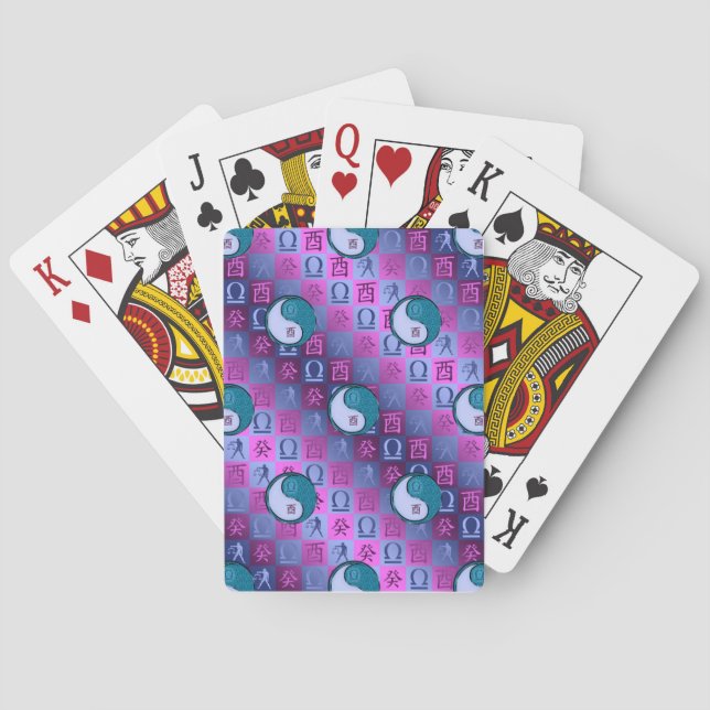 Baraja De Cartas Libra y Gallo de Agua (Reverso)