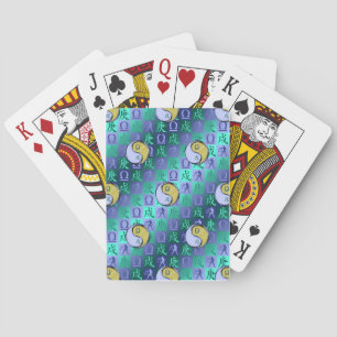 Baraja De Cartas Libra y Perro de Metal
