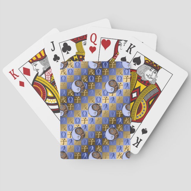Baraja De Cartas Libra y Rata de Tierra (Reverso)