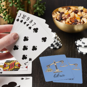 Baraja De Cartas Libra Zodiac personalizada