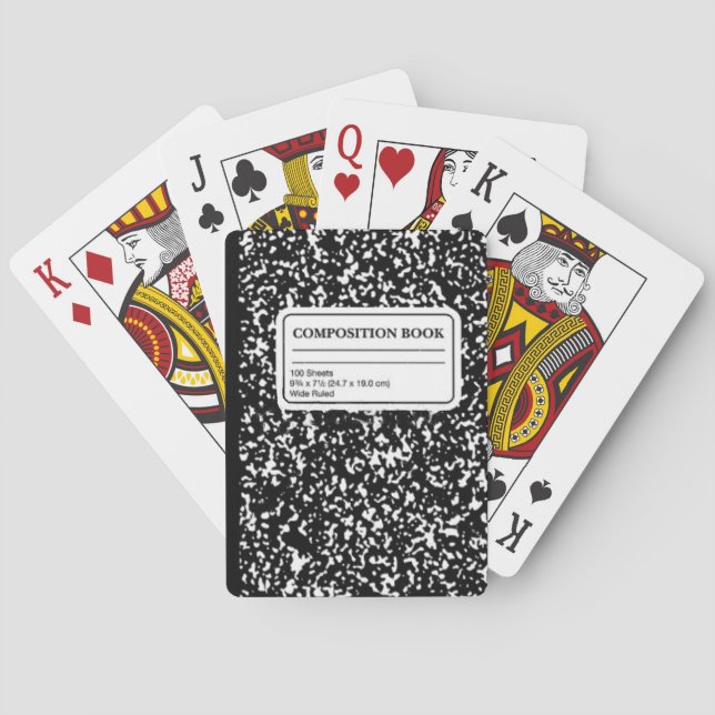 Baraja De Cartas Libro de composición (Reverso)