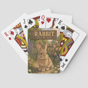 Baraja De Cartas Libro de Cuentos de Bebé Conejo Lindo Animales de