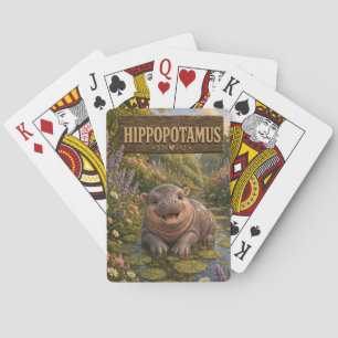 Baraja De Cartas Libro de Cuentos de Bebé Hipopótamo Cuco Animal de