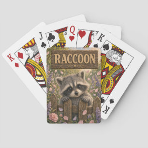 Baraja De Cartas Libro de Cuentos de Bebé Mapache Tierno Animal de