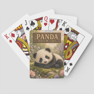 Baraja De Cartas Libro de Historias de Bebé Panda Tierno Animales d