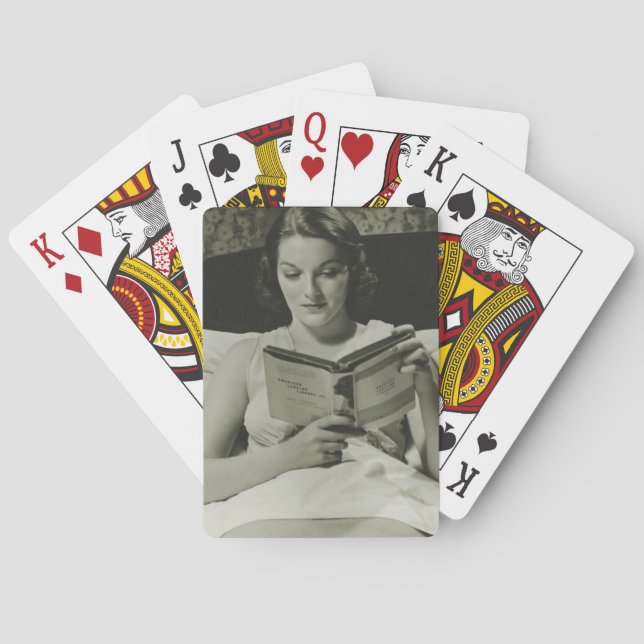 Baraja De Cartas Libro de lectura para mujeres (Reverso)