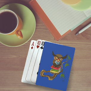 Baraja De Cartas Libros De Búho Cute