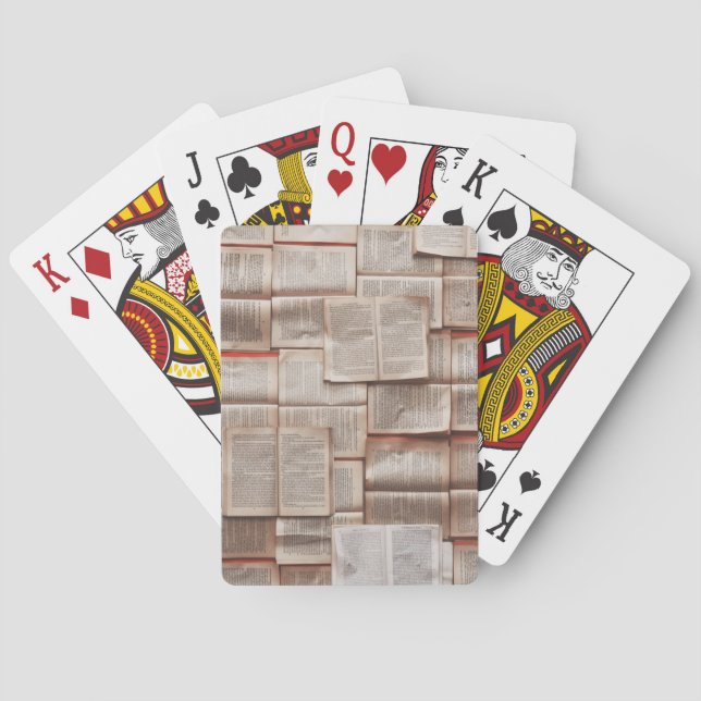 Baraja De Cartas Libros de época (Reverso)