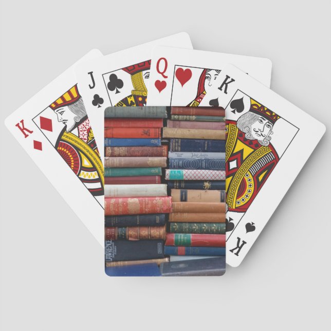 Baraja De Cartas Libros leer libros antiguos de amor (Reverso)