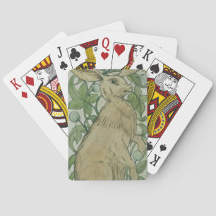 Baraja De Cartas Liebres (w/c en el papel)