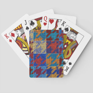 Baraja De Cartas Lienzo de trabajo en mosaico: patrón de imitación 