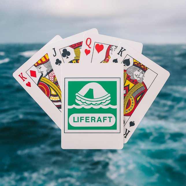 Baraja De Cartas Liferaft Sign Playing Cards (Subido por el creador)
