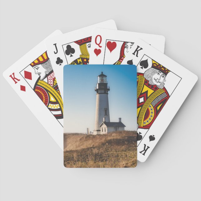 Baraja De Cartas Lighthouses | Yaquina Head Lighthouse Oregon (Reverso)