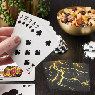 Baraja De Cartas Lightning Bolt Poker Cards
