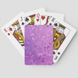 Baraja De Cartas Lilac Purpurina
