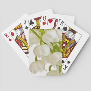 Baraja De Cartas Lilies blancos