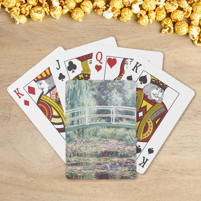 Baraja De Cartas Lilies de agua blanca | Claude Monet (Subido por el creador)