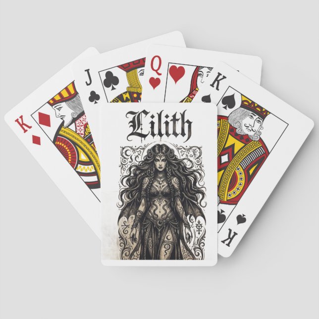 Baraja De Cartas lilith  (Reverso)