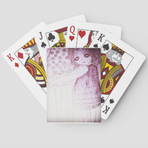 Baraja De Cartas Lily era una niña pequeña