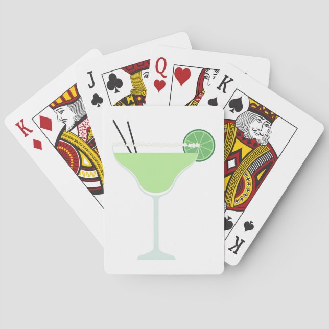 Baraja De Cartas Lime Margarita (Reverso)