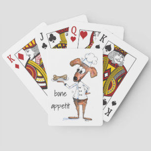 Baraja De Cartas Lindo Chef Perro Caprichoso