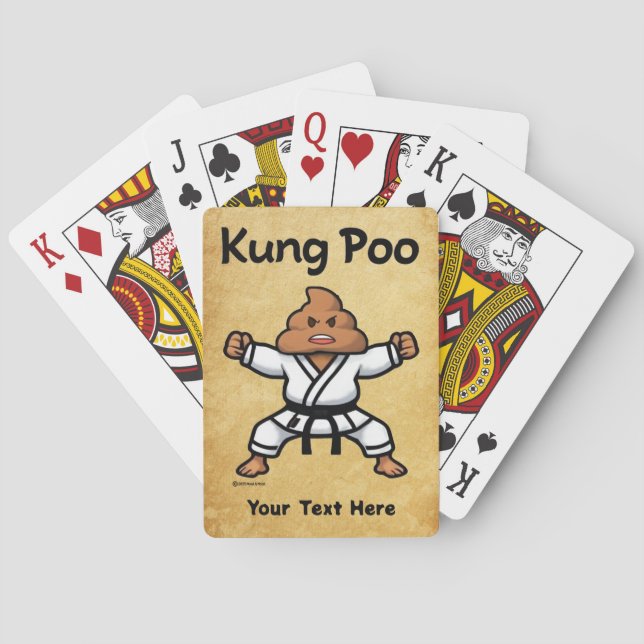 Baraja De Cartas Lindo Kung Poo Karate (Reverso)