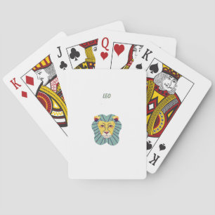 Baraja De Cartas Lindo Leo, zodiaco, impresión de signo estelar