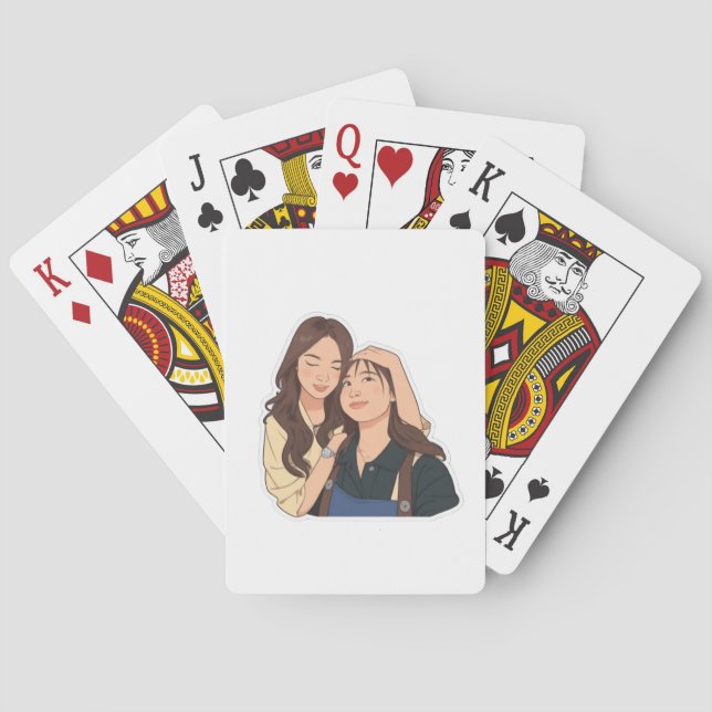 Baraja De Cartas LinDy (pareja GL) (Reverso)