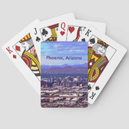 Baraja De Cartas Línea aérea de Phoenix Arizona en horario de veran