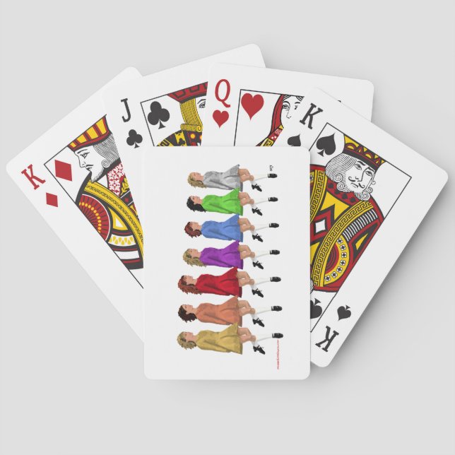 Baraja De Cartas Línea Arcoíris (Reverso)