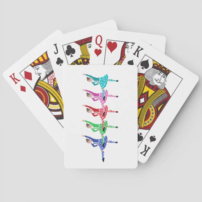 Baraja De Cartas Línea de baile de las Tierras Altas (Reverso)