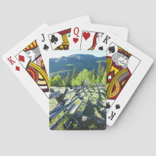Baraja De Cartas Línea de madera