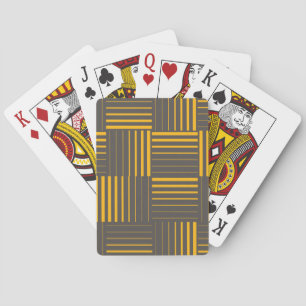 Baraja De Cartas Líneas amarillas, frescas, únicas, modernas y de m