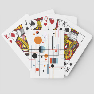 Baraja De Cartas Líneas minimalistas modernas geométricas abstracta