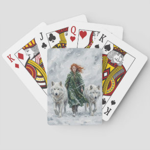 Baraja De Cartas Linterna de paloma de paz radiante Imbolc campanil