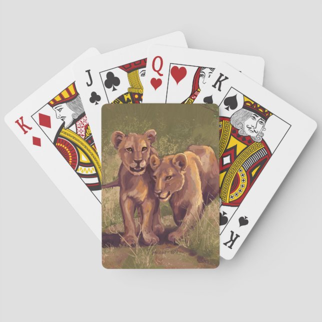 Baraja De Cartas Lion Cubs (Reverso)