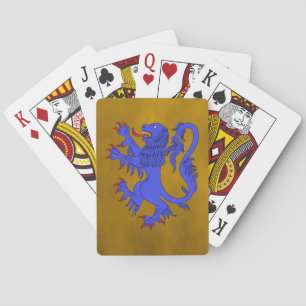 Baraja De Cartas Lion Rampant Azure