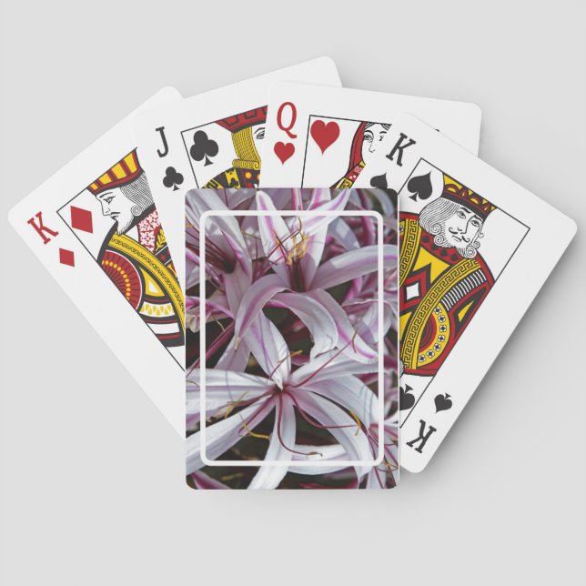 Baraja De Cartas Lirios (Reverso)