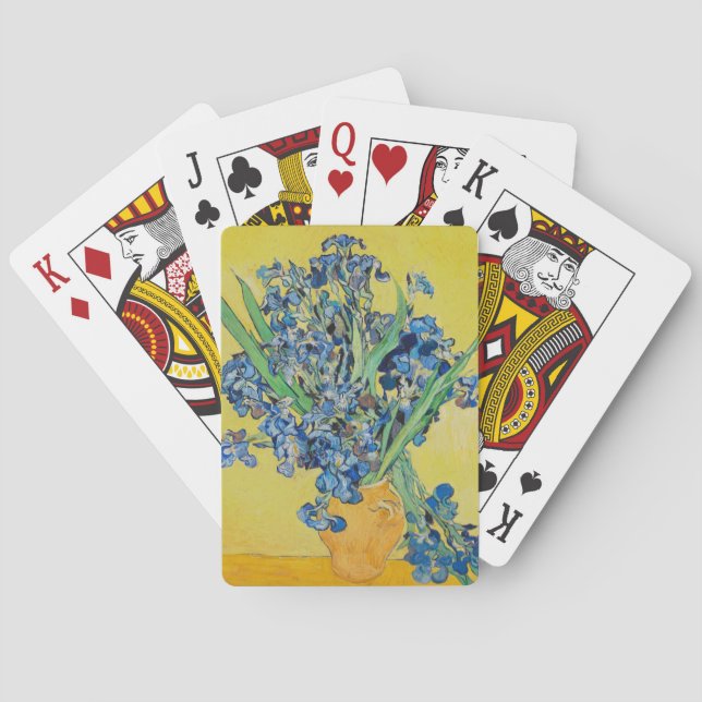 Baraja De Cartas Lirios  Vincent van Gogh    (Reverso)