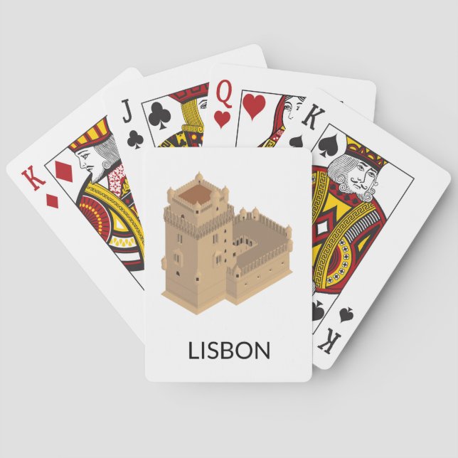 Baraja De Cartas Lisboa (Reverso)